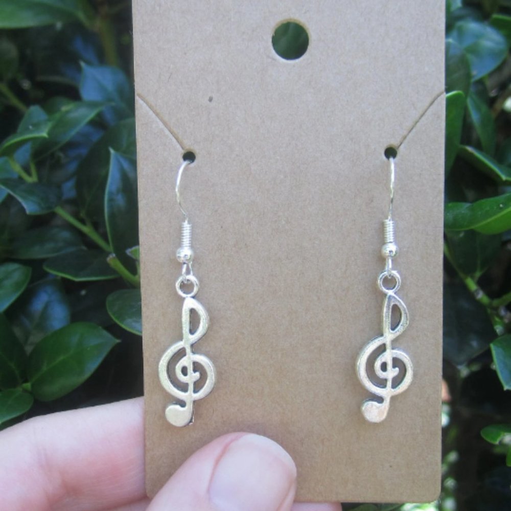 Treble Clef Earrings